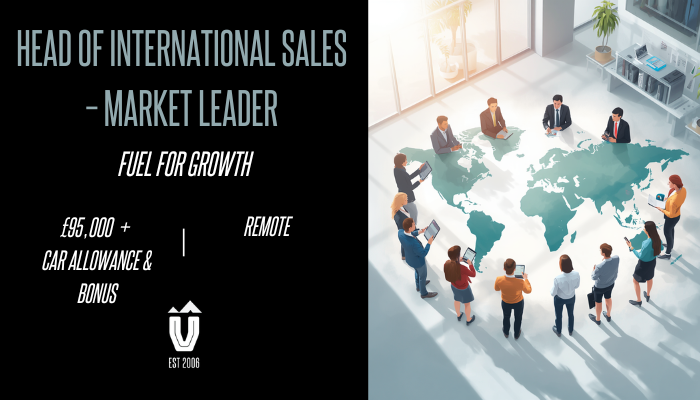 Head of International Sales – Market Leader