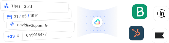 user data sync in natively integrated CRMs