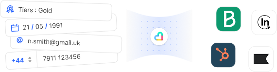 user data sync in natively integrated CRMs