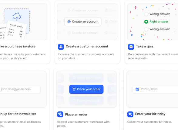 Loyalty missions library to collect first party data