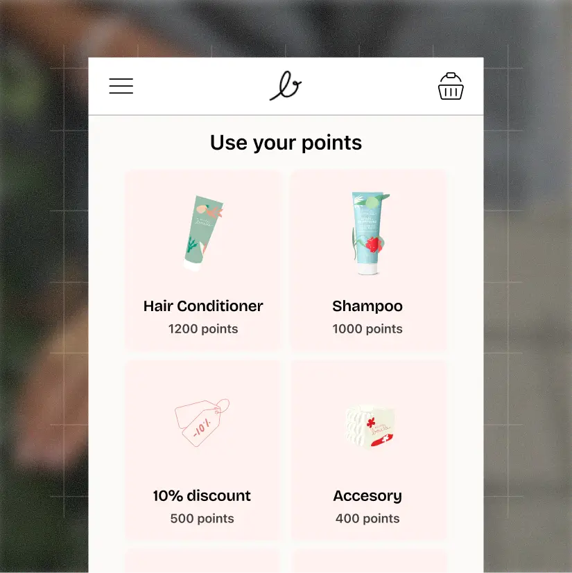 rewards catalog in Loyoly's loyalty program