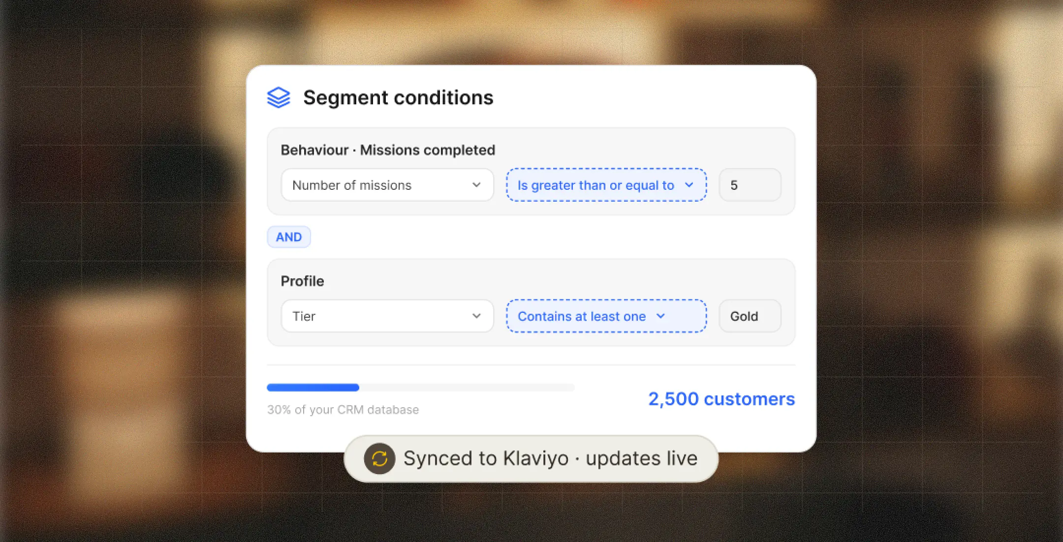 Loyoly loyalty engagement feature