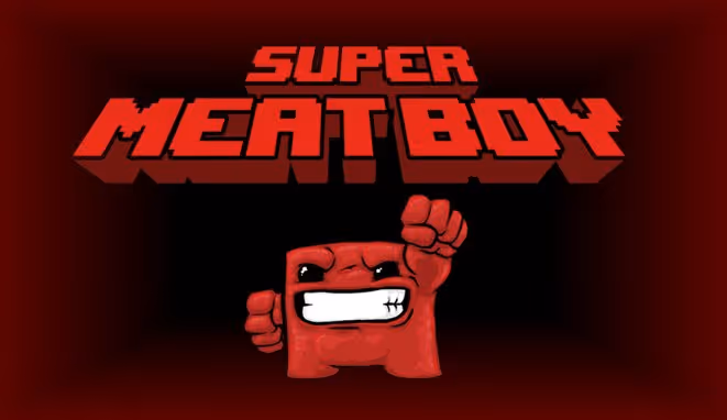 Super Meat Boy Game Poster