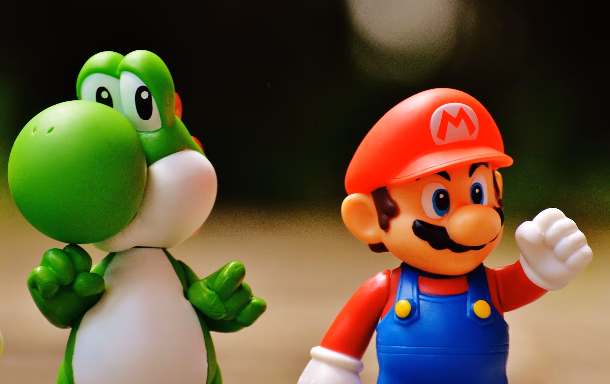 Yoshi and Mario 