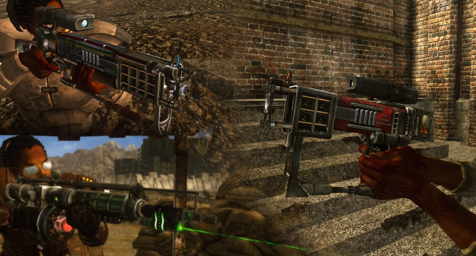 enhances Fallout New Vegas weapons