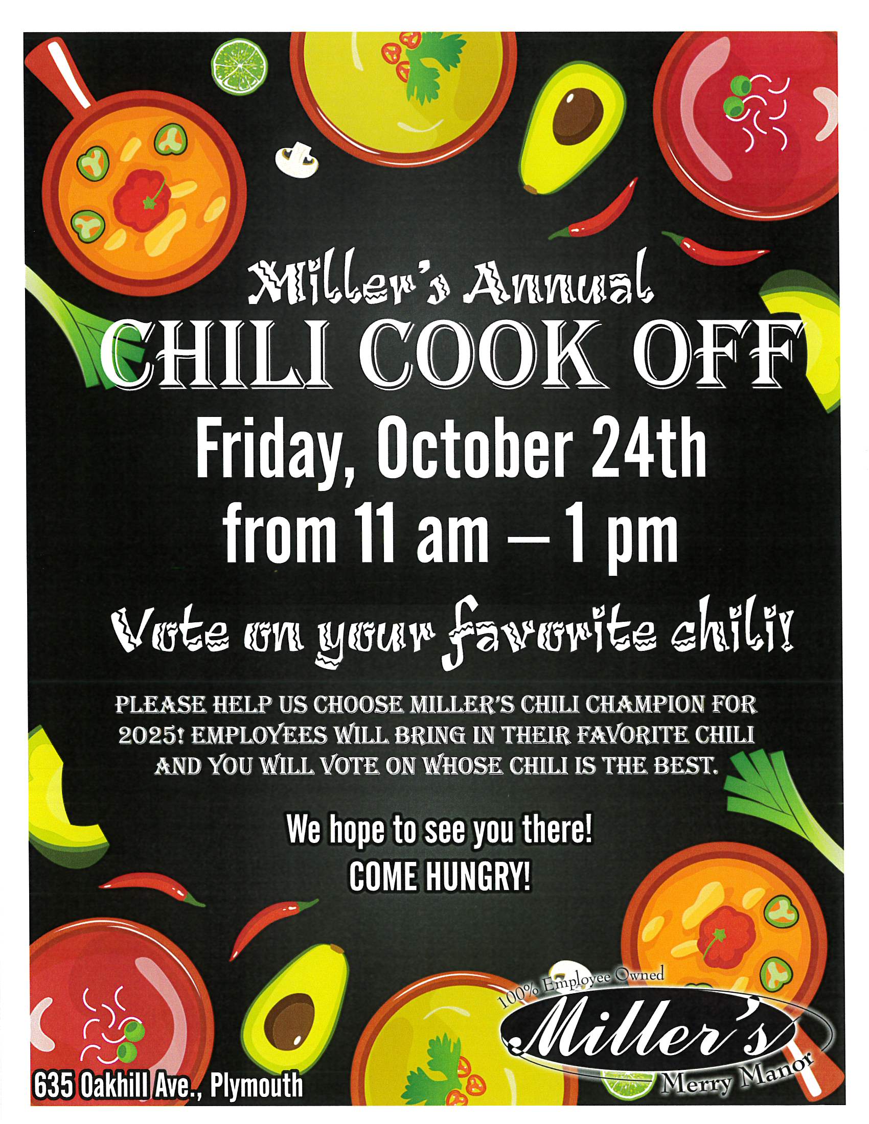 Miller's Annual Chili Cook Off