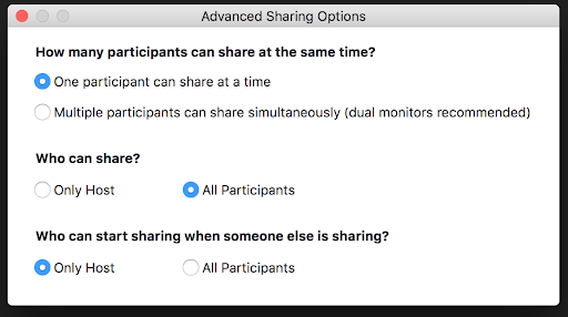 Zoom's advanced sharing options screencap