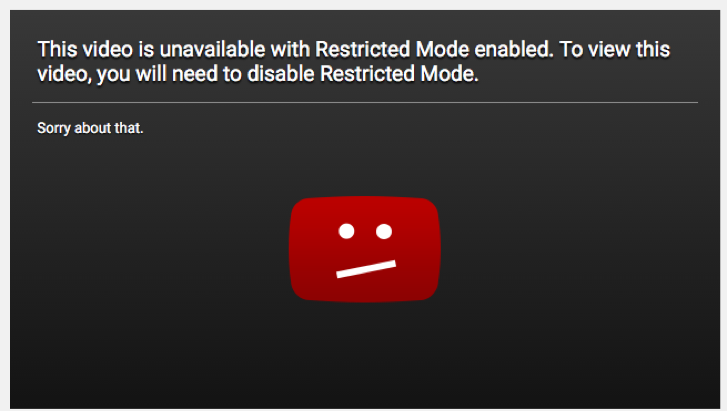 GAC restricted mode