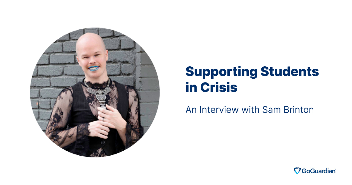 Sam Briton profile picture with blog title