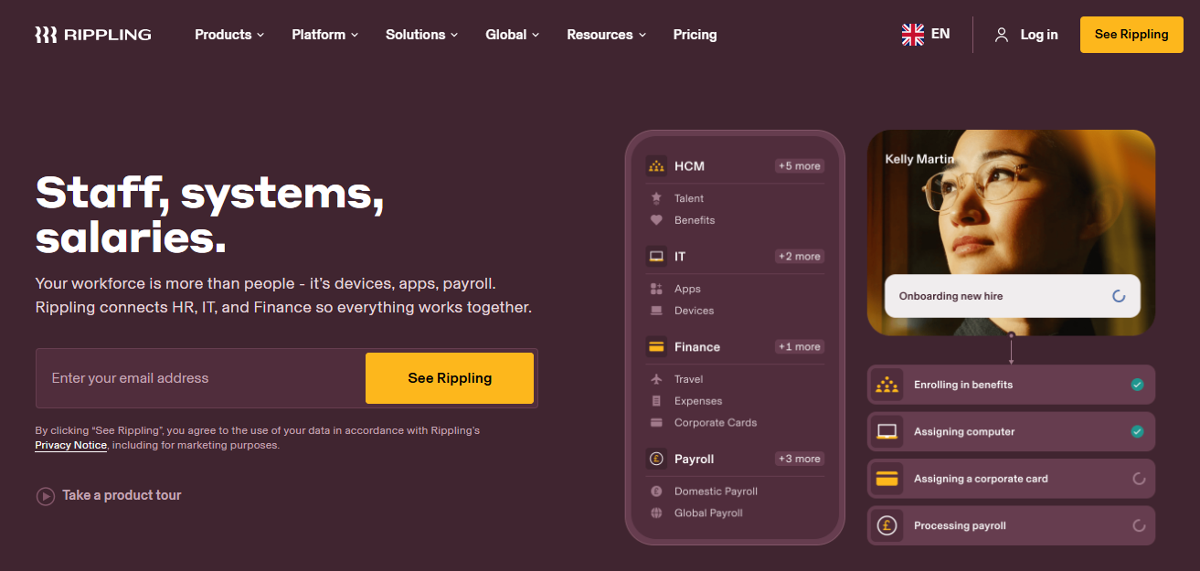 Deel alternatives Rippling