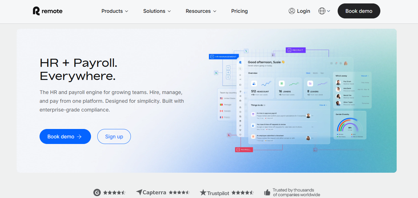 Deel alternatives Remote