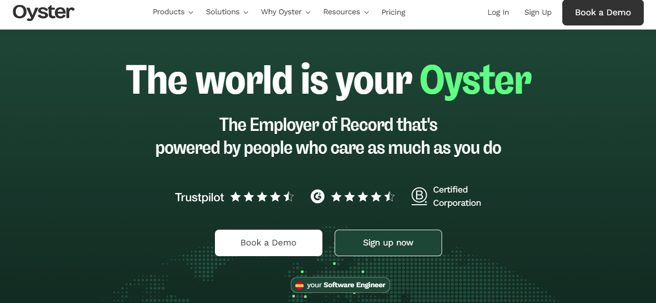 Best EOR for startups Oyster