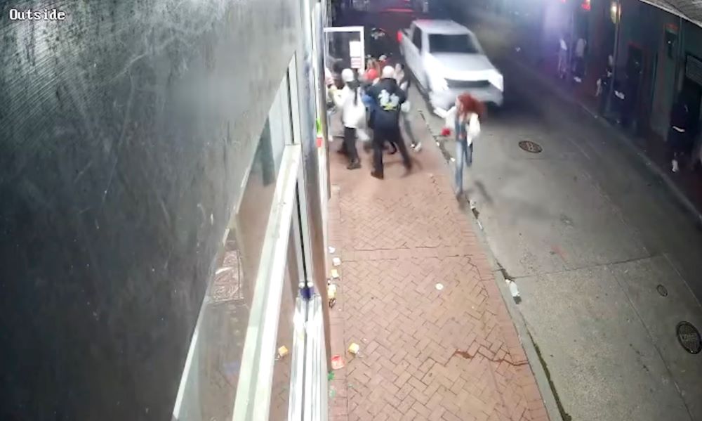 Capture d’image d’une vidéosurveillance durant l’attaque