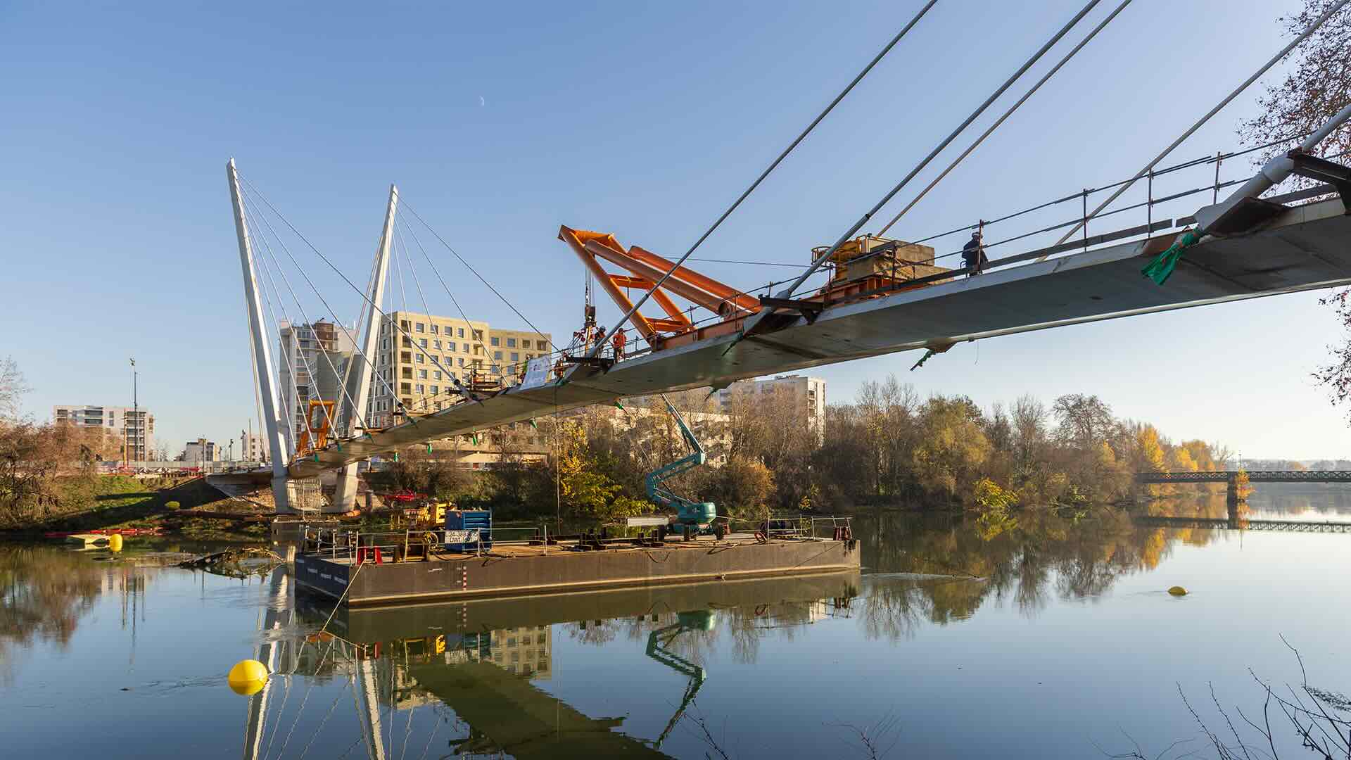 Sécurisation de la passerelle Empalot à Toulouse