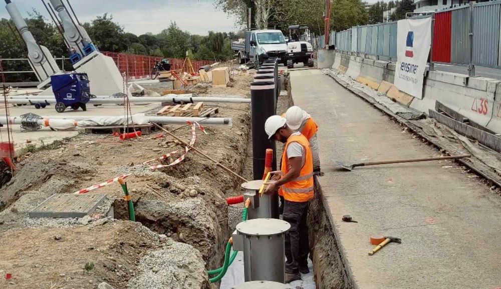 Mise à niveau des caissons des bornes escamotables manuelles