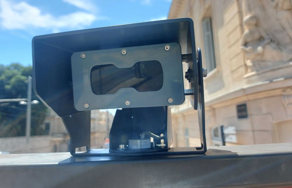 Montage d’une caméra LAPI adaptée par le BE CITINNOV