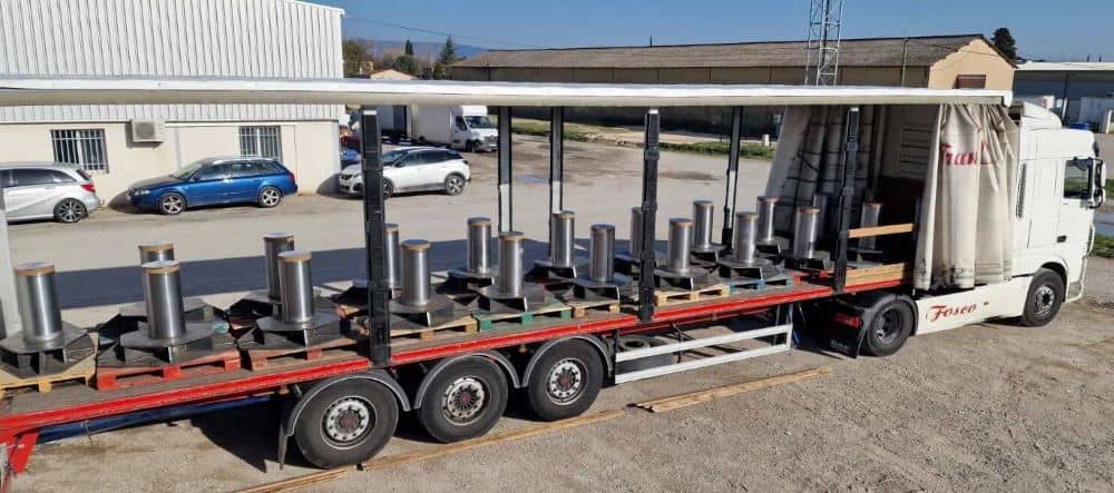 Départ des bornes de défense antibélier DEFENDOR pour PARIS GARE DU NORD