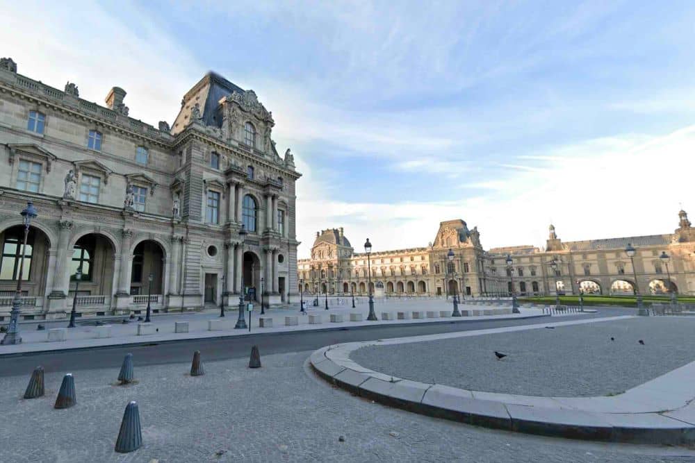 Protections de la place du Carrousel