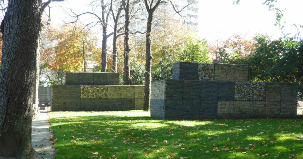 Mur antibruit en ville à Angers