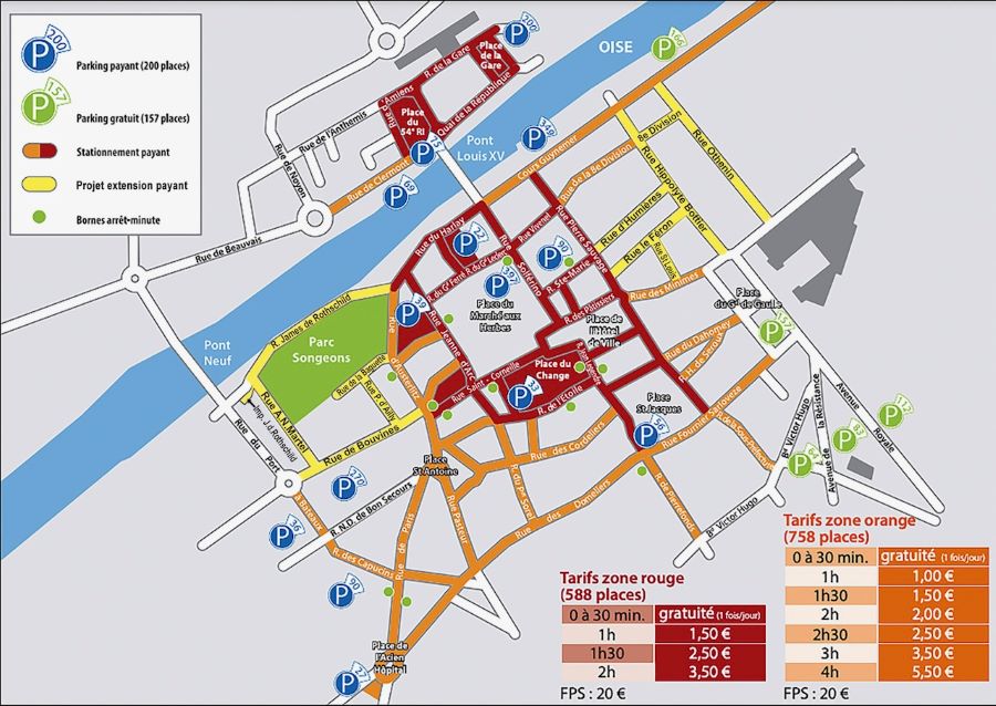 Compiègne stationnement