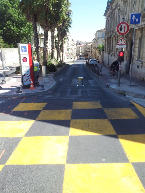 Bornes d'accès à Montpellier