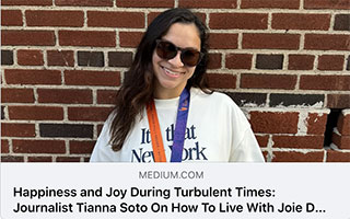 Medium : Happiness and Joy During Turbulent Times