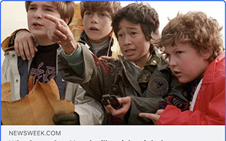 Newsweek: Why Some Gen X and Millennials Might Be ‘Generation Goonies’ Instead