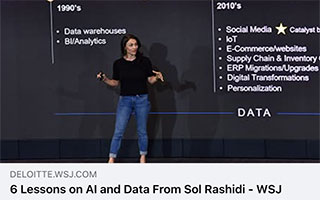 wsj:6 Lessons on AI and Data From Sol Rashidi