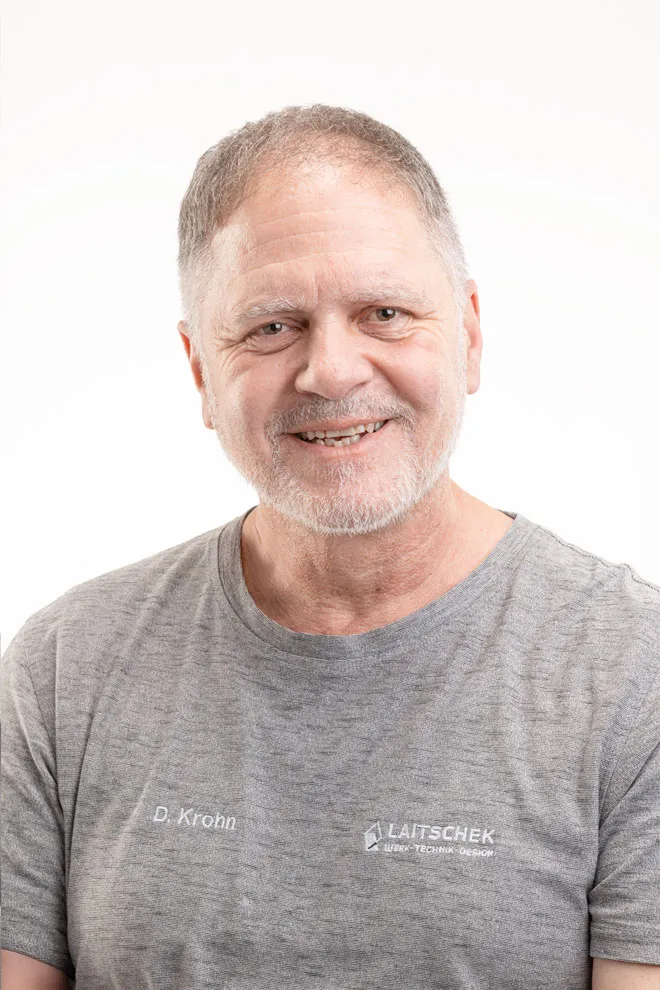 Portrait eines Laitschek Mitarbeiters.