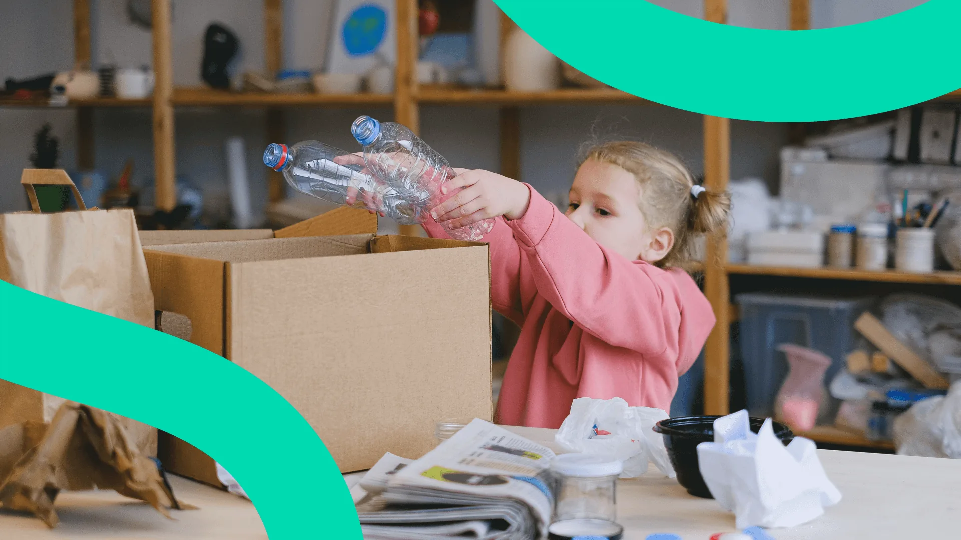 Cómo reciclar en casa con niños