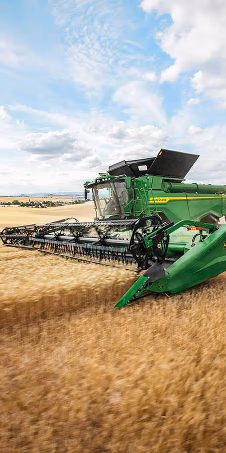 John Deere Sprayer in Field