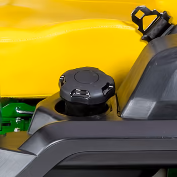 Large fuel-fill opening and angled fuel filler neck