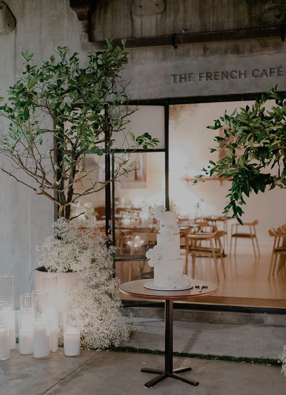 Mantells Tamaki Drive transformed with candles, drapes and chandeliers