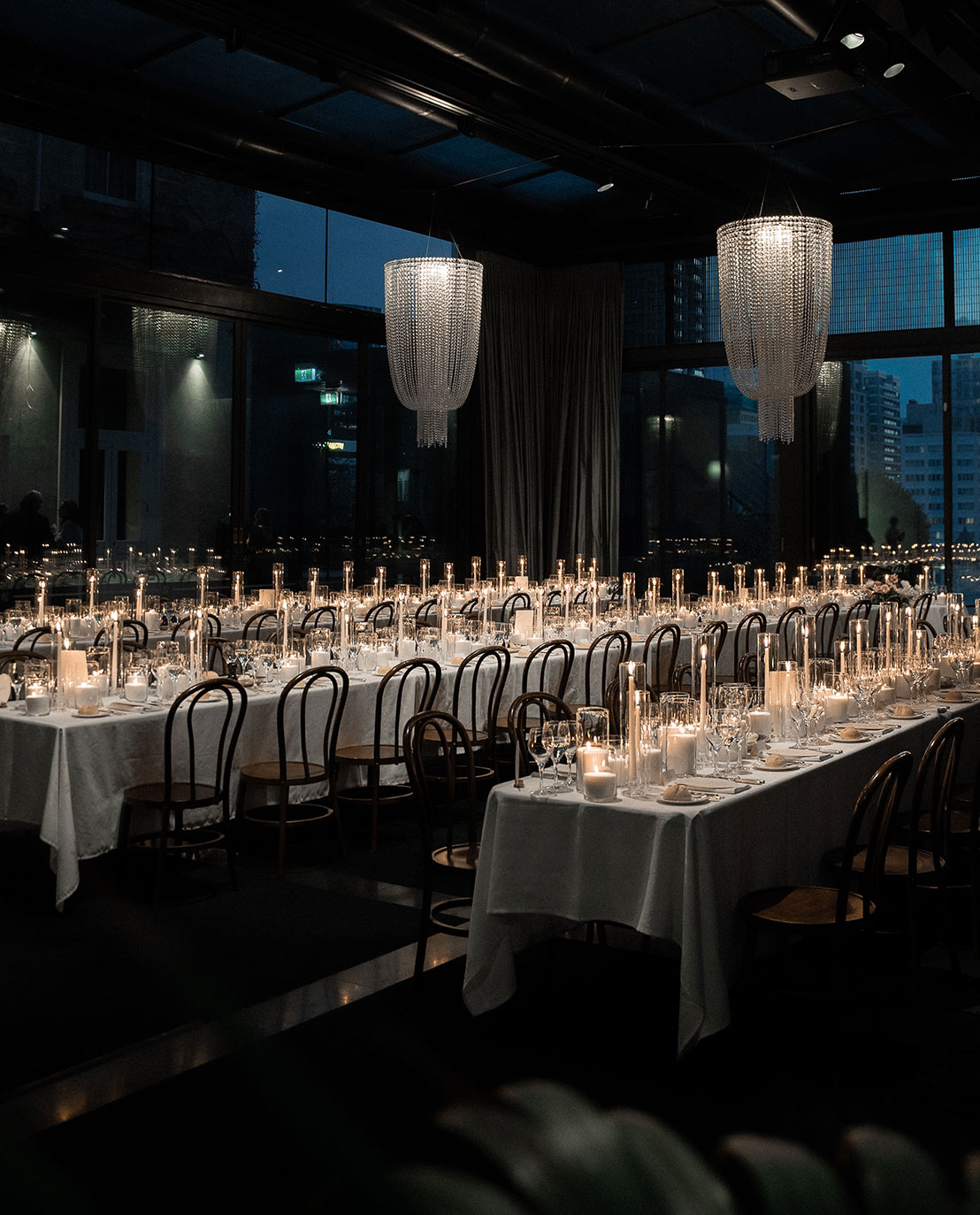 revel and light candles