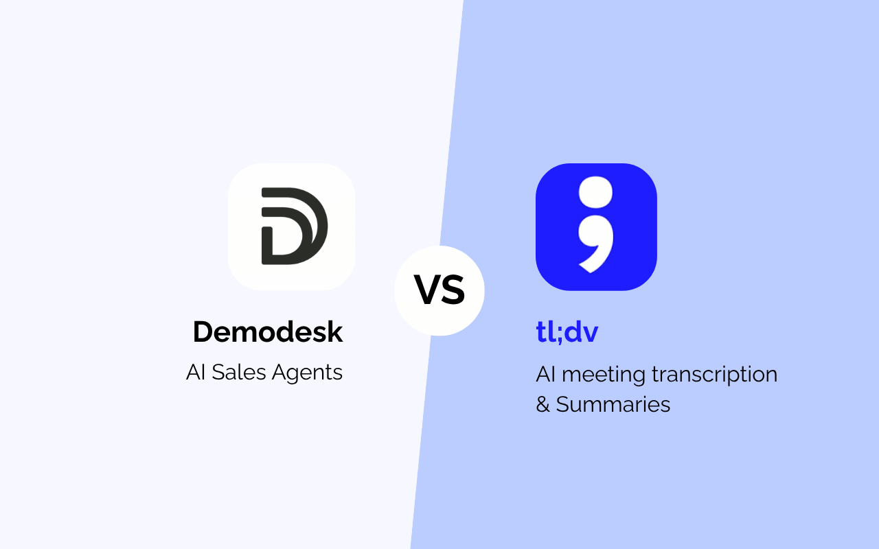 Demodesk vs. tl;dv: Choosing the Right Meeting Intelligence Platform