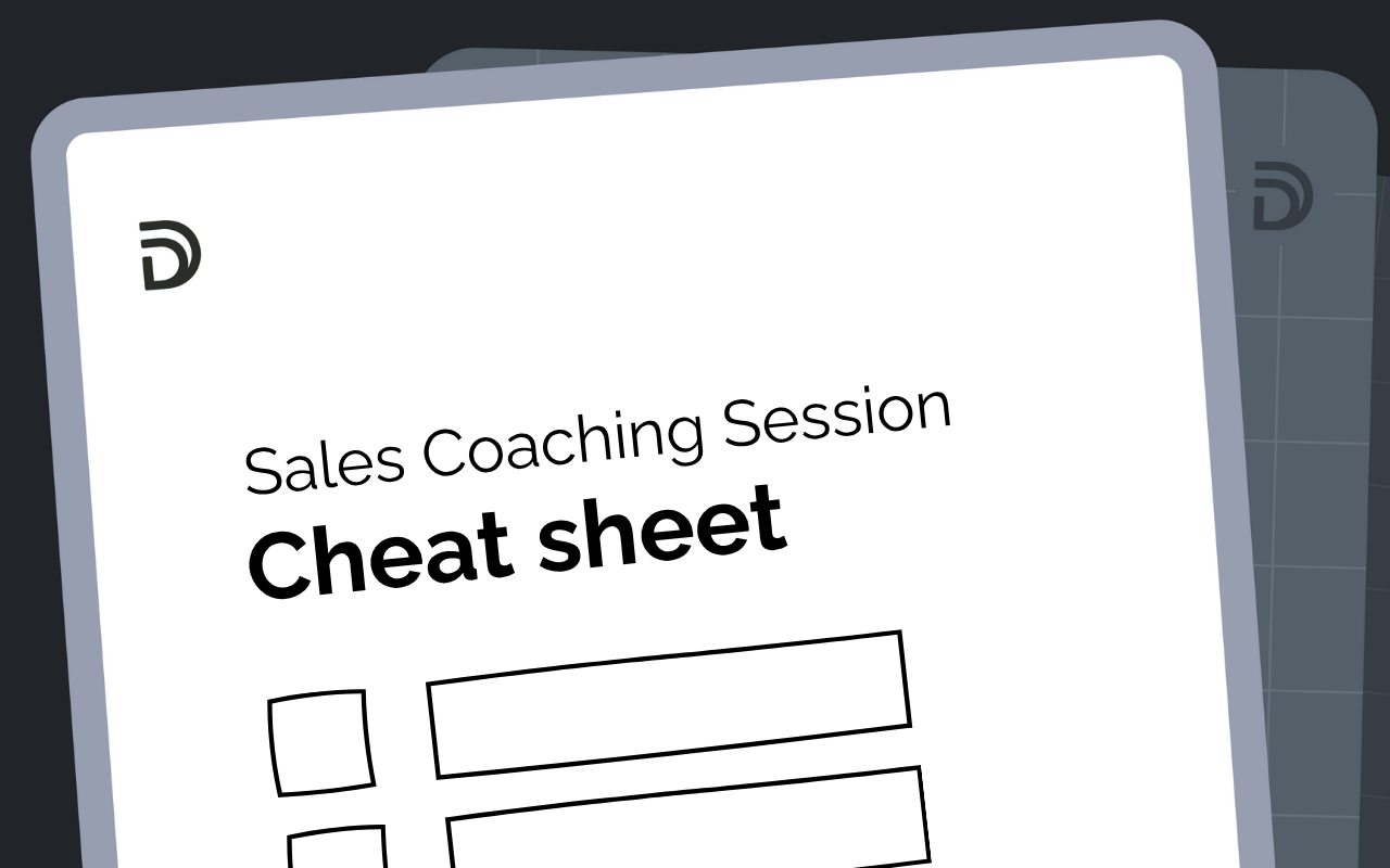 Spickzettel zur Vertriebscoaching-Sitzung