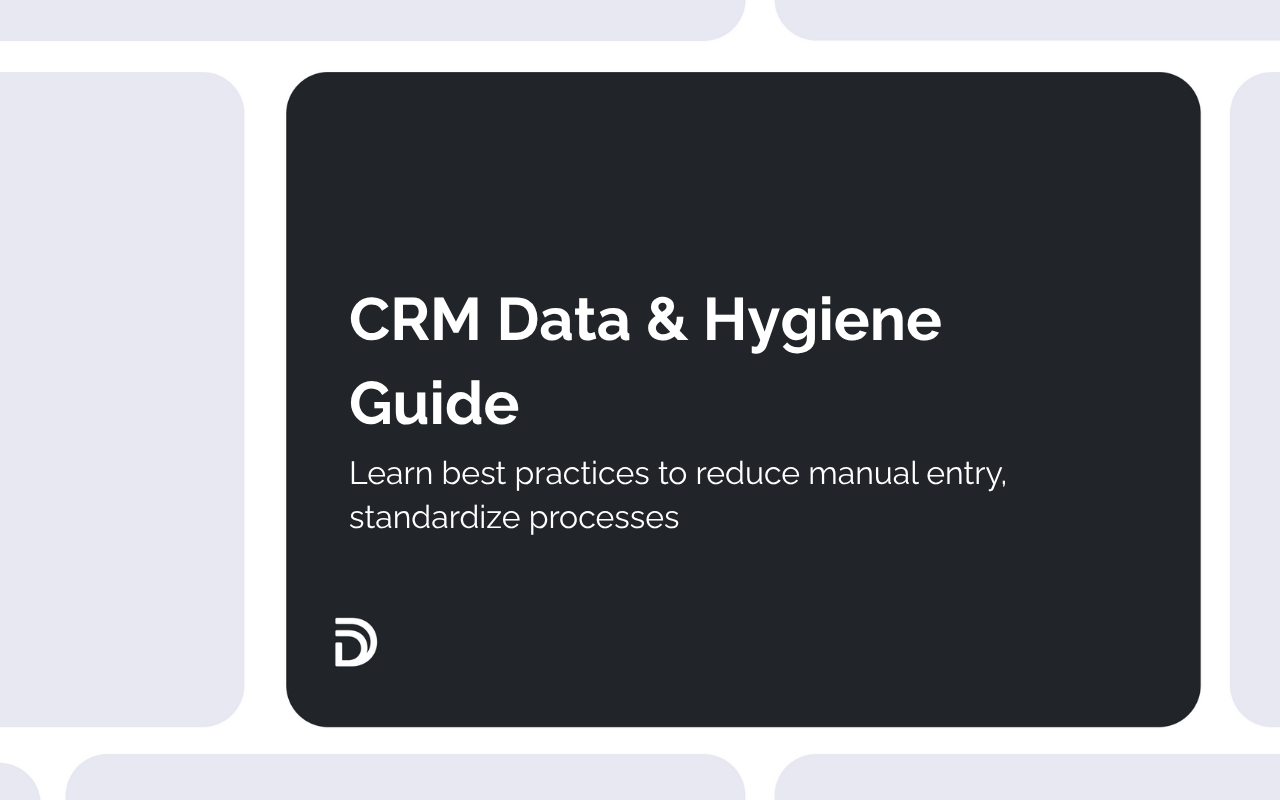 CRM Data Quality and Hygiene (PDF)