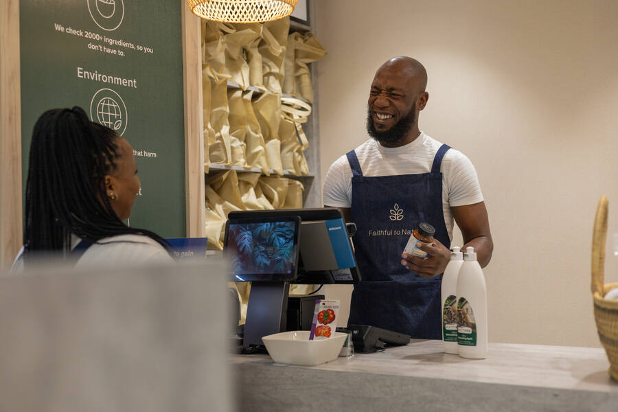 Point of sale in one of our stores