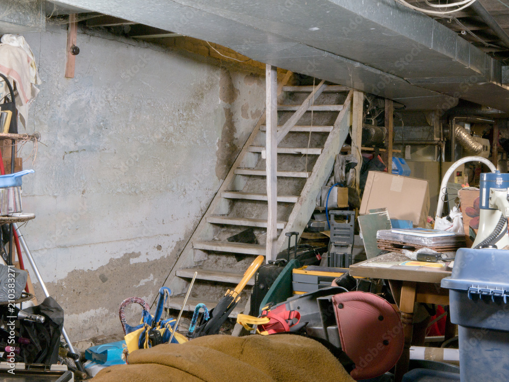 Stacks of recycled material