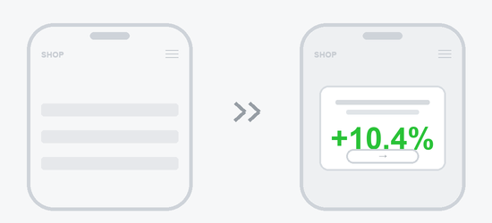 Simple Modern holdout: no popup versus popup