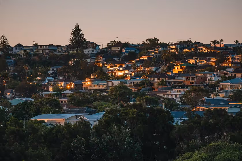 NSW Houses at dusk