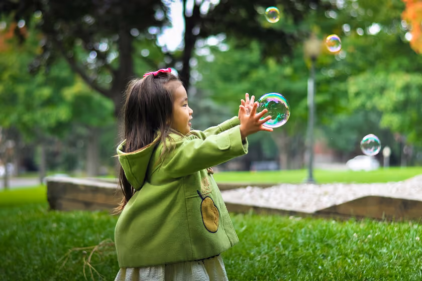 child playing
