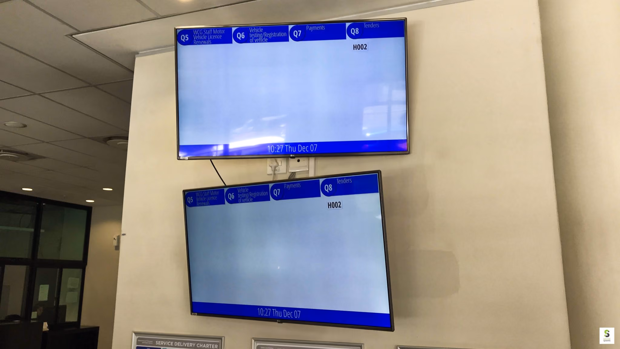 wcg tv screens