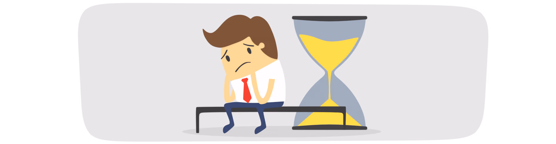 waiting illustration