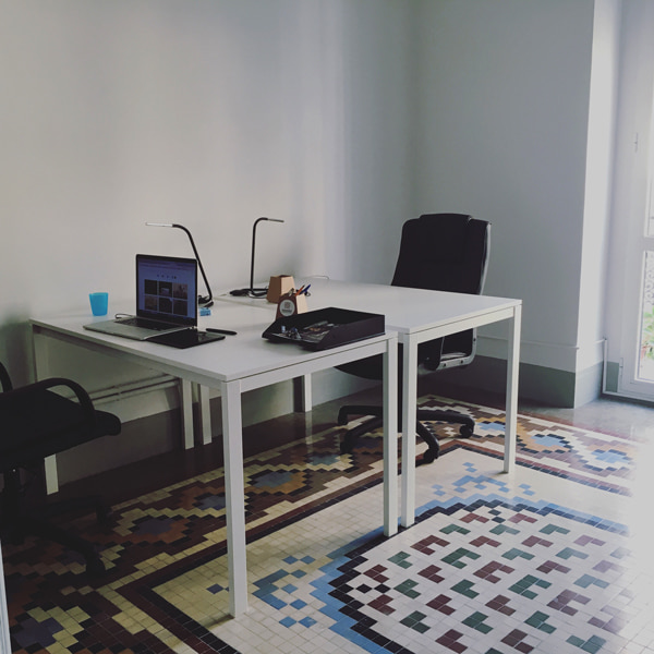 Uno de los despachos privados de Mosaico Coworking