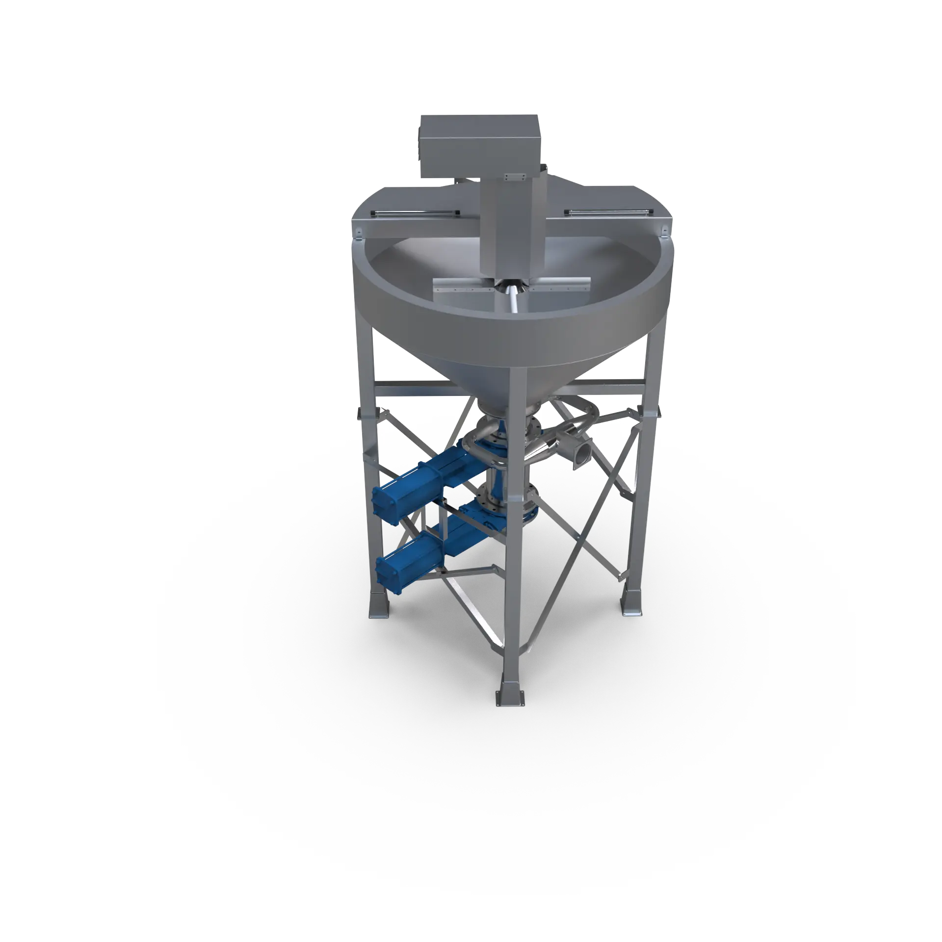 Cyclone destoner with purge tube - full details