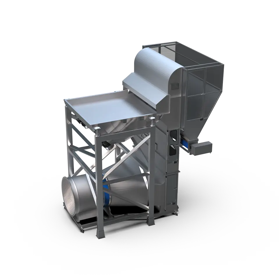 Vertical air cleaner - 35 degree view