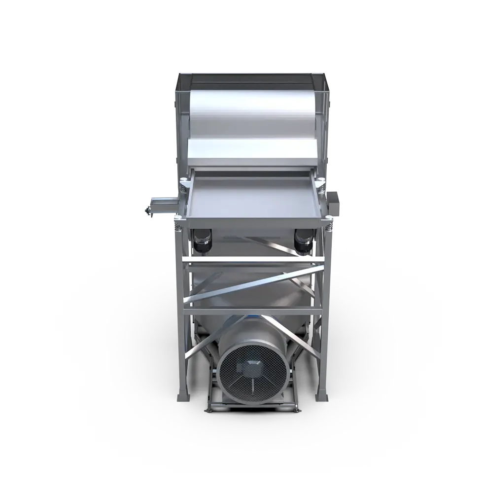 Vertical air cleaner - back view