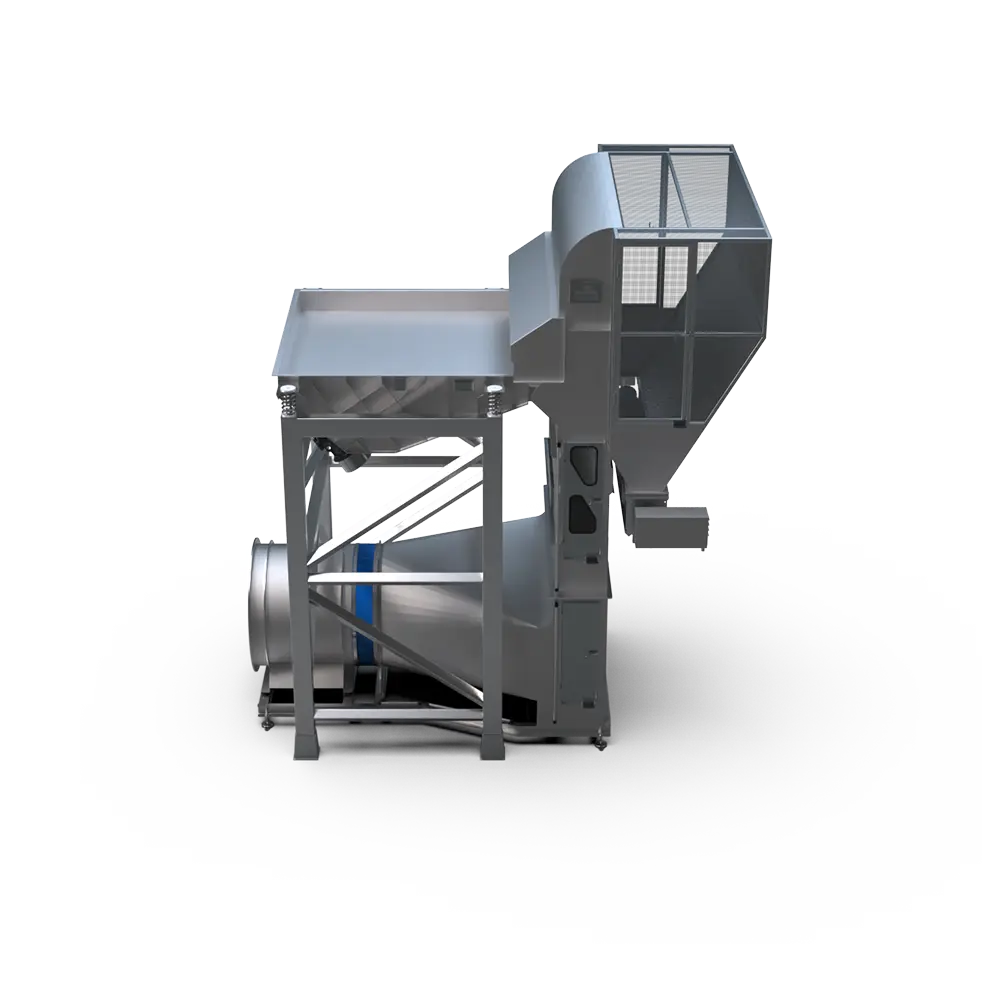 Vertical air cleaner - side view
