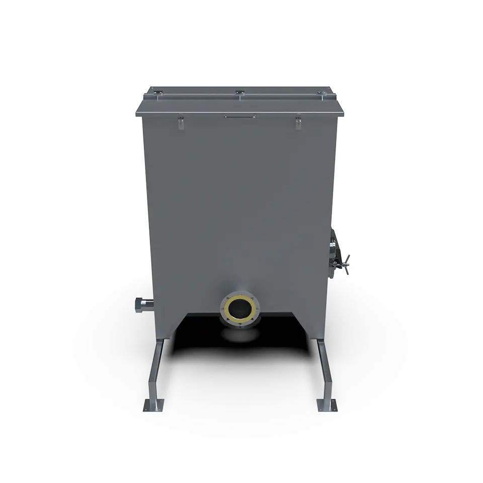 Bowscreen - Static stainless steel water filter - back view